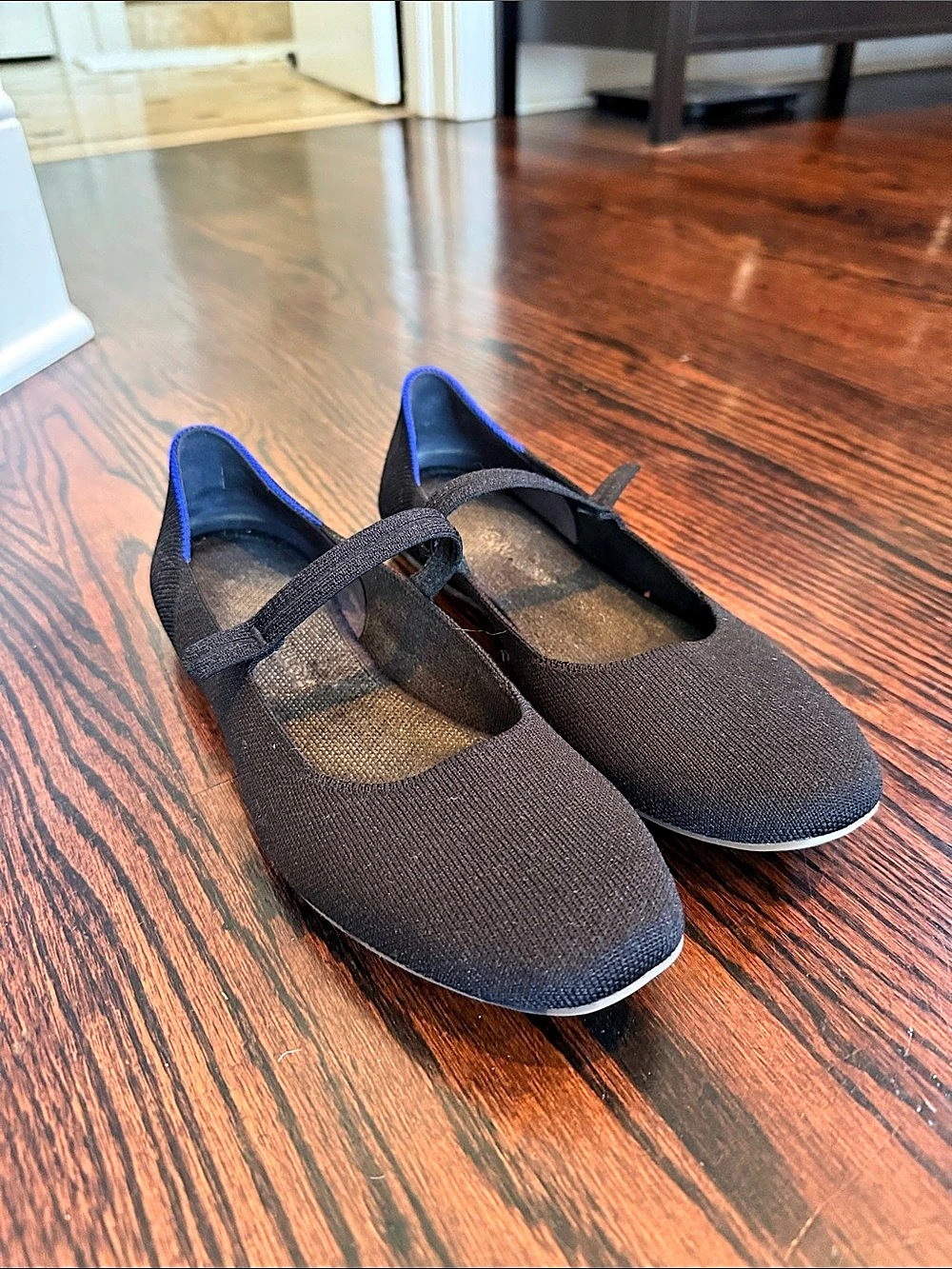 Rothy's Mary Jane Black Flats